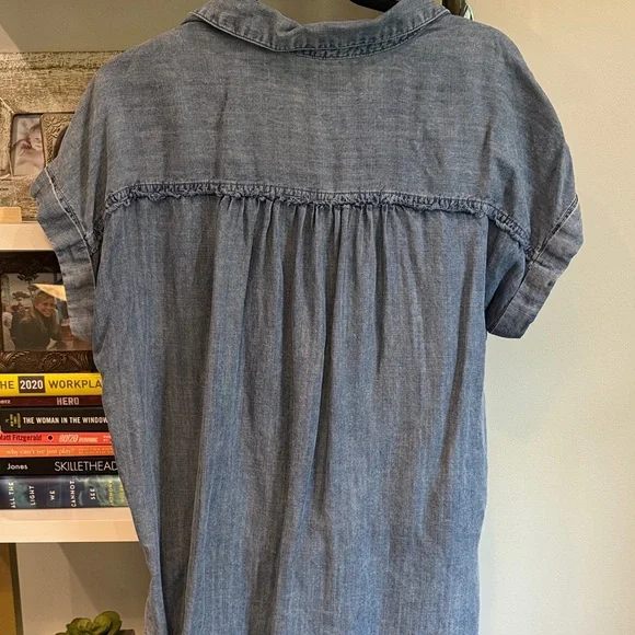 Splendid Light Blue Denim Shirt - Picture 4 of 4